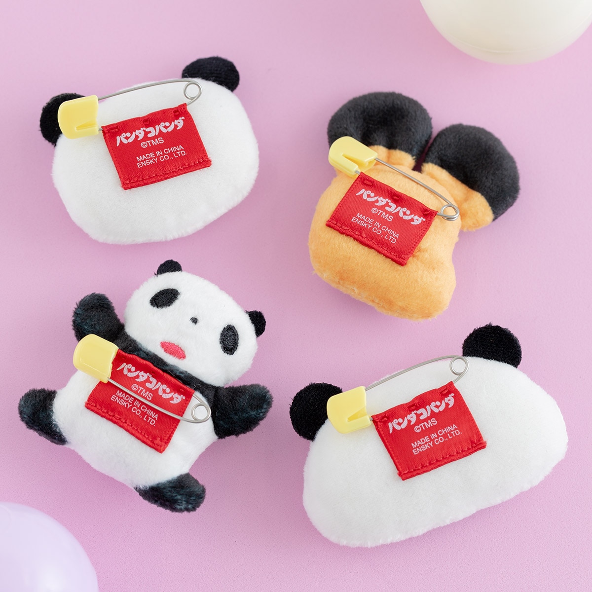 パンダコパンダ ふわふわバッジ パンちゃん | どんぐり共和国そらのうえ店