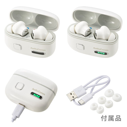 AudioComm 完全ワイヤレス集音器 HP-WH500N AudioComm ヘッドホン