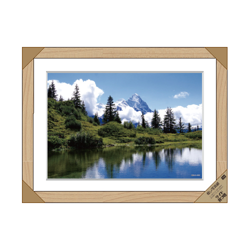 樹脂製写真額 S16-PT11 DCM 額縁 六ツ切 ナチュラル | ホームセンター