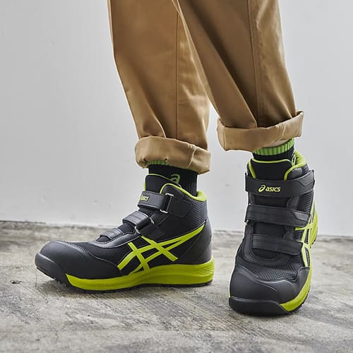 ウィンジョブCP216 ブラックXネオンライム 1273A076.00126.5