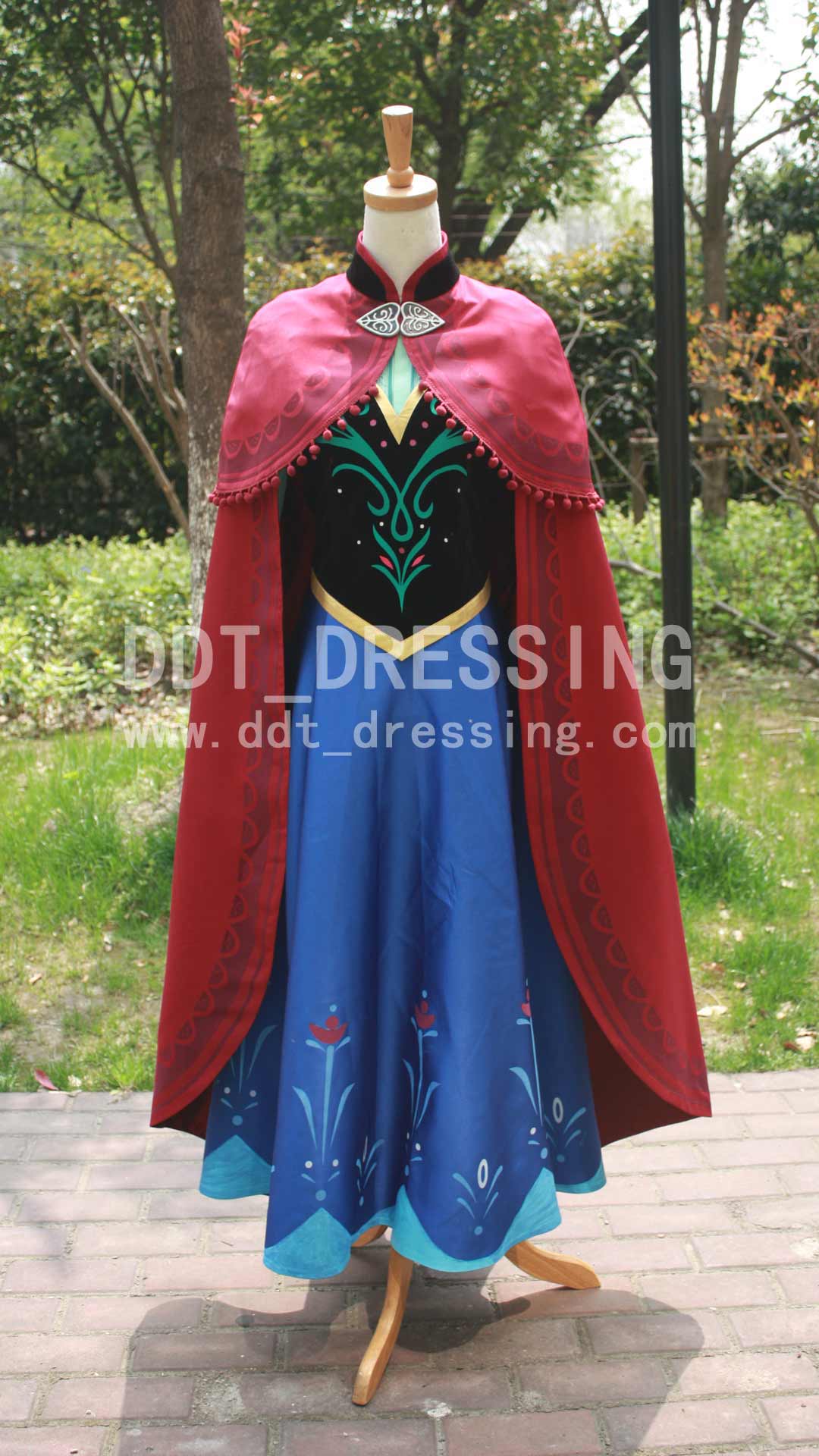 デイスニー アナと雪の女王 アナ 衣装 フルセット