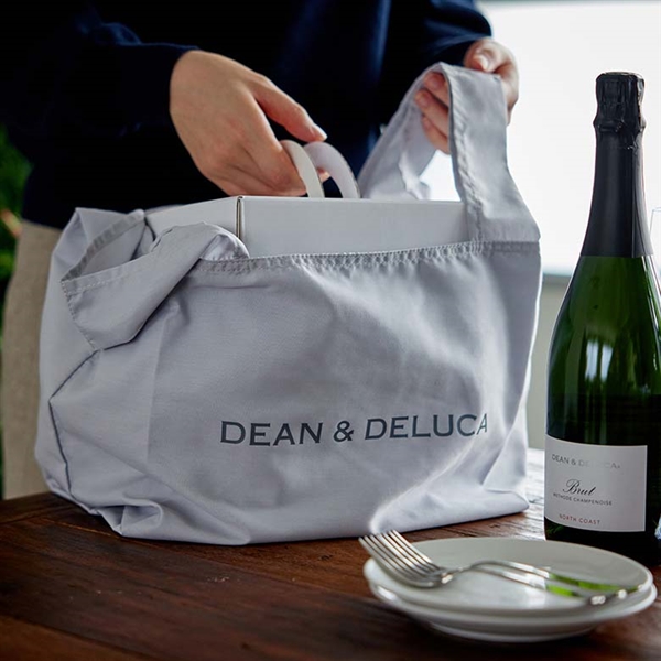 12月1日11時発売＞ポーチ付きエコバッグ グレー| DEAN & DELUCA【公式】