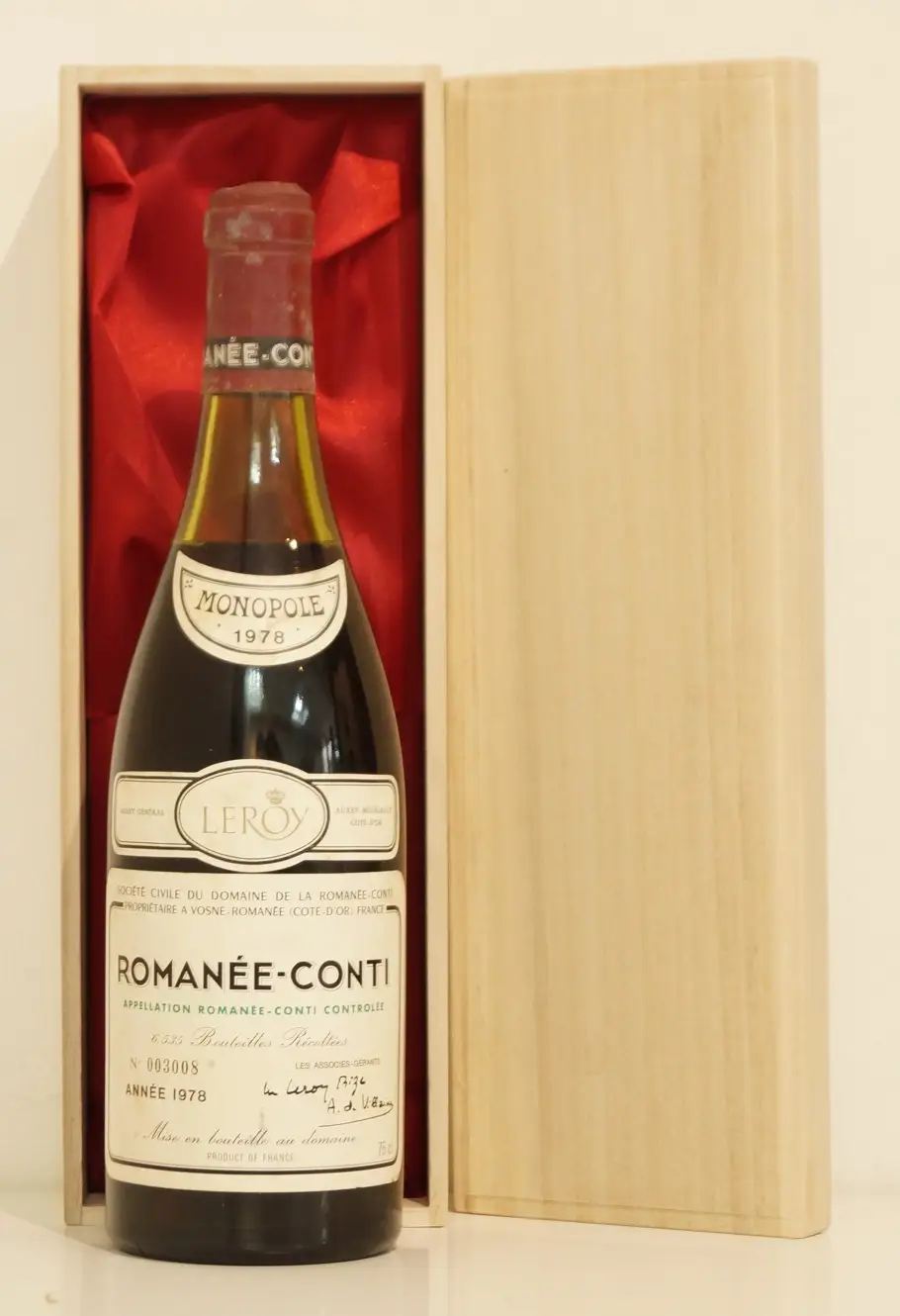 1978年 DRC ロマネ・コンティ｜生まれ年ギフト・ヴィンテージ