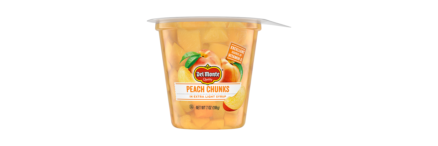 Peach Chunks in Extra Light Syrup | Del Monte®