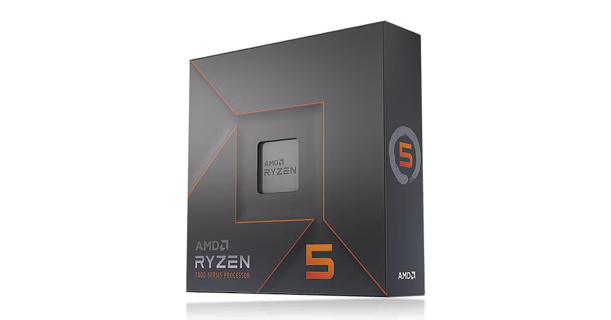 AMD Ryzen 5 7600X (6C/12T, 4.70 GHz, 32MB Cache, 105W) (100