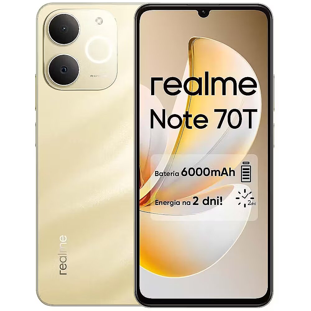 Realme Note 70T, 4GB/256GB, Gold (RMX5313_4_256_GLD)