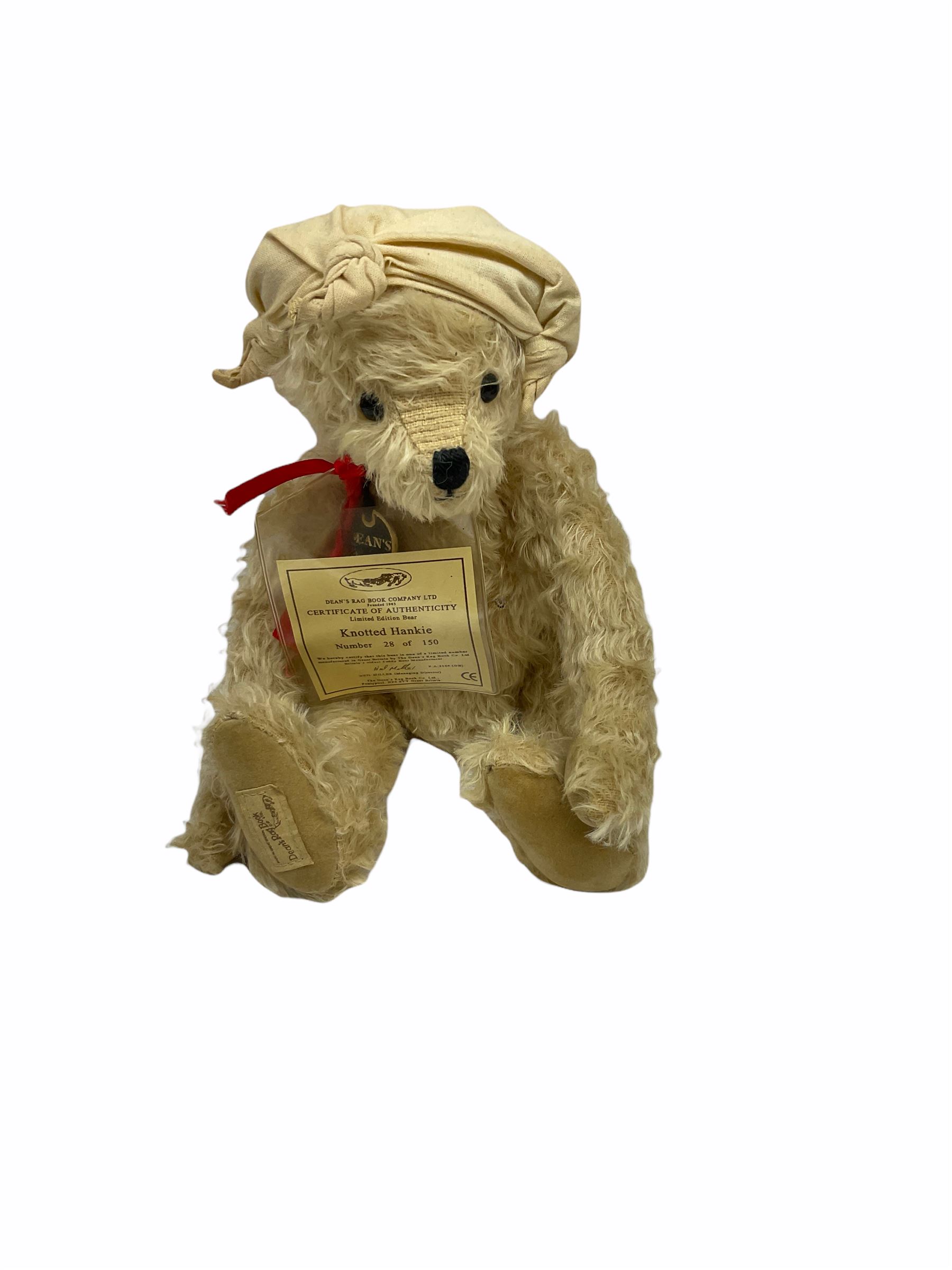 Seven modern Deans Rag Book limited edition bears - 'Flopsy' No