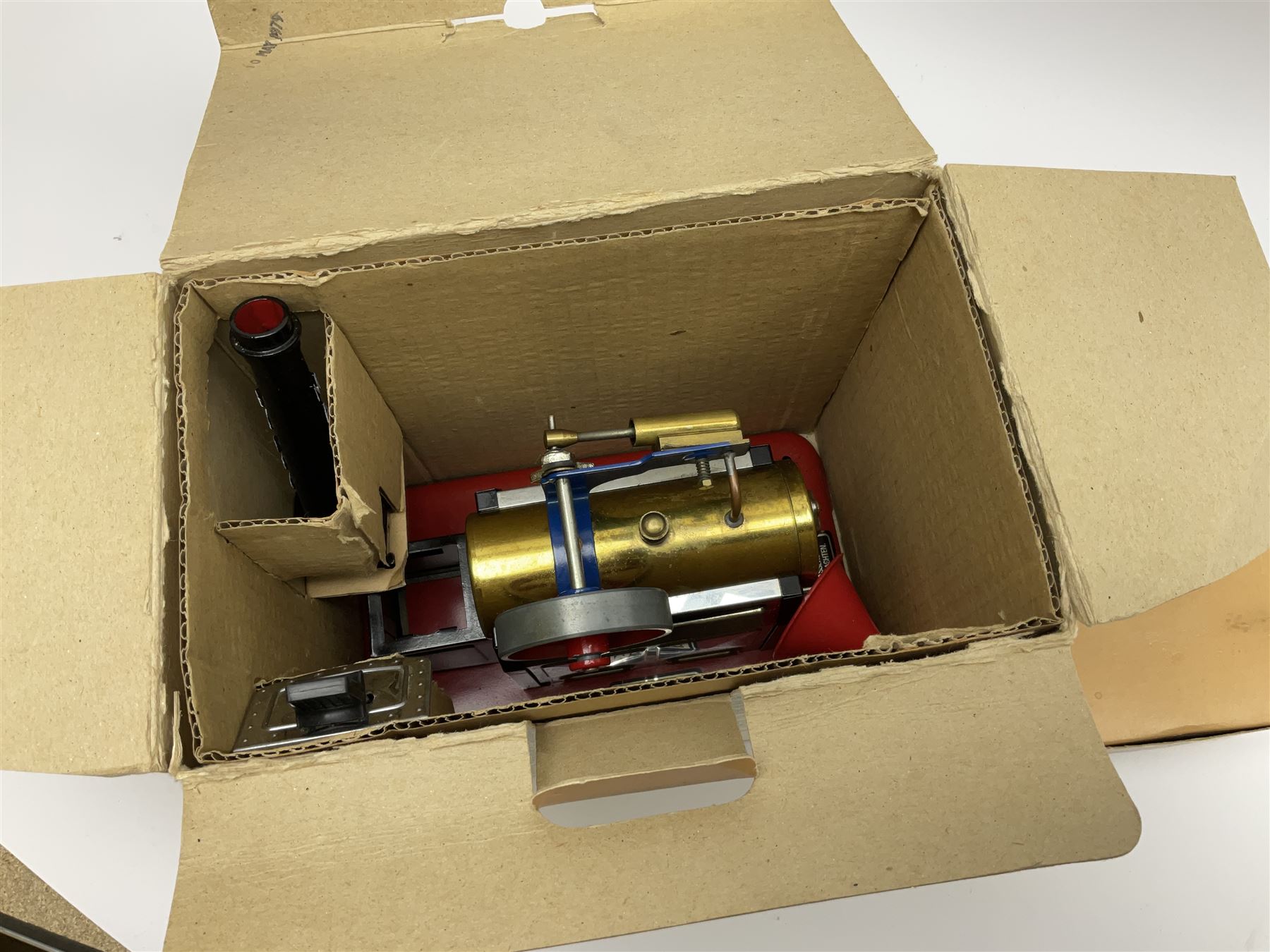 Mamod SP2 stationary steam engine in original box | Antiques