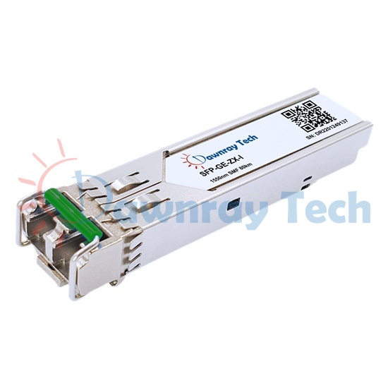 汎用 SFP-GE-ZX-I 互換 産業グレード 1.25Gbps SFP 1000BASE-ZX 1550nm