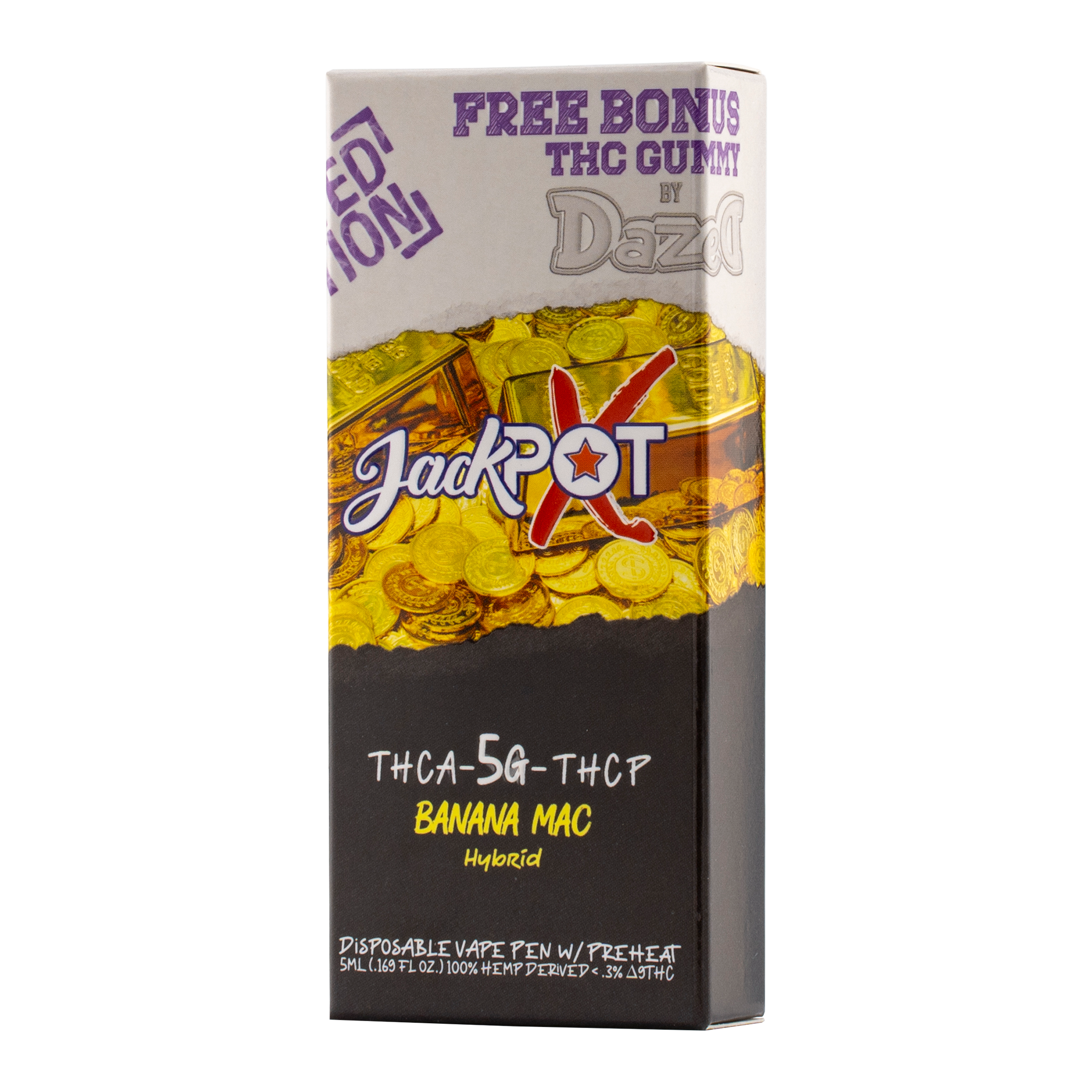 JackPotX 5g - Banana Mac D8/THCA/THCP