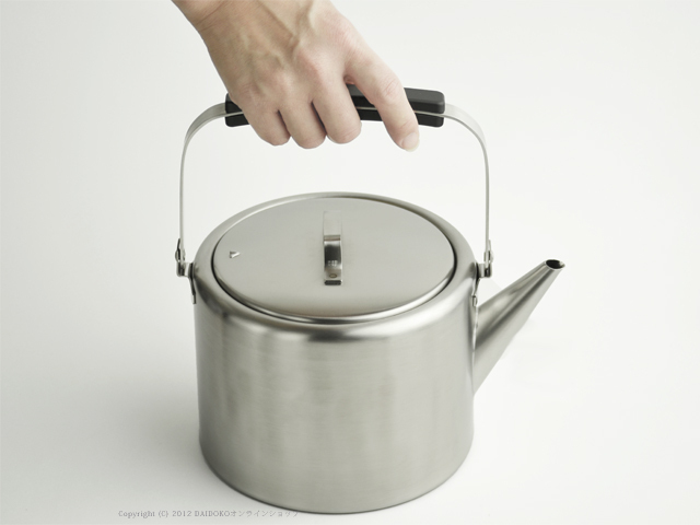 工房アイザワ】ストレートケトル2リットル（ステンレス製サテン仕上げ