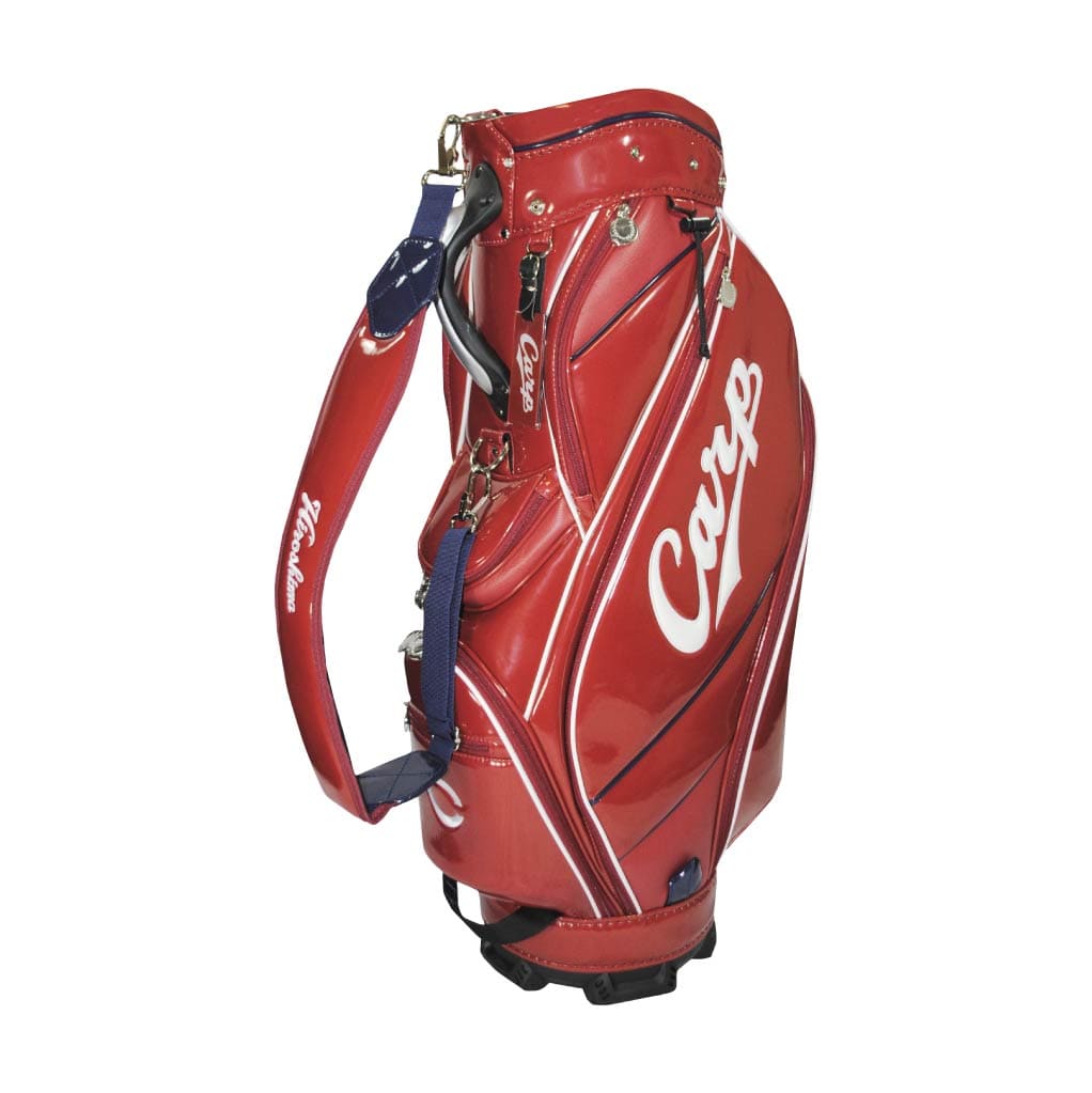 広島カープ承認 広島カープモデル キャディーバッグ レザックス