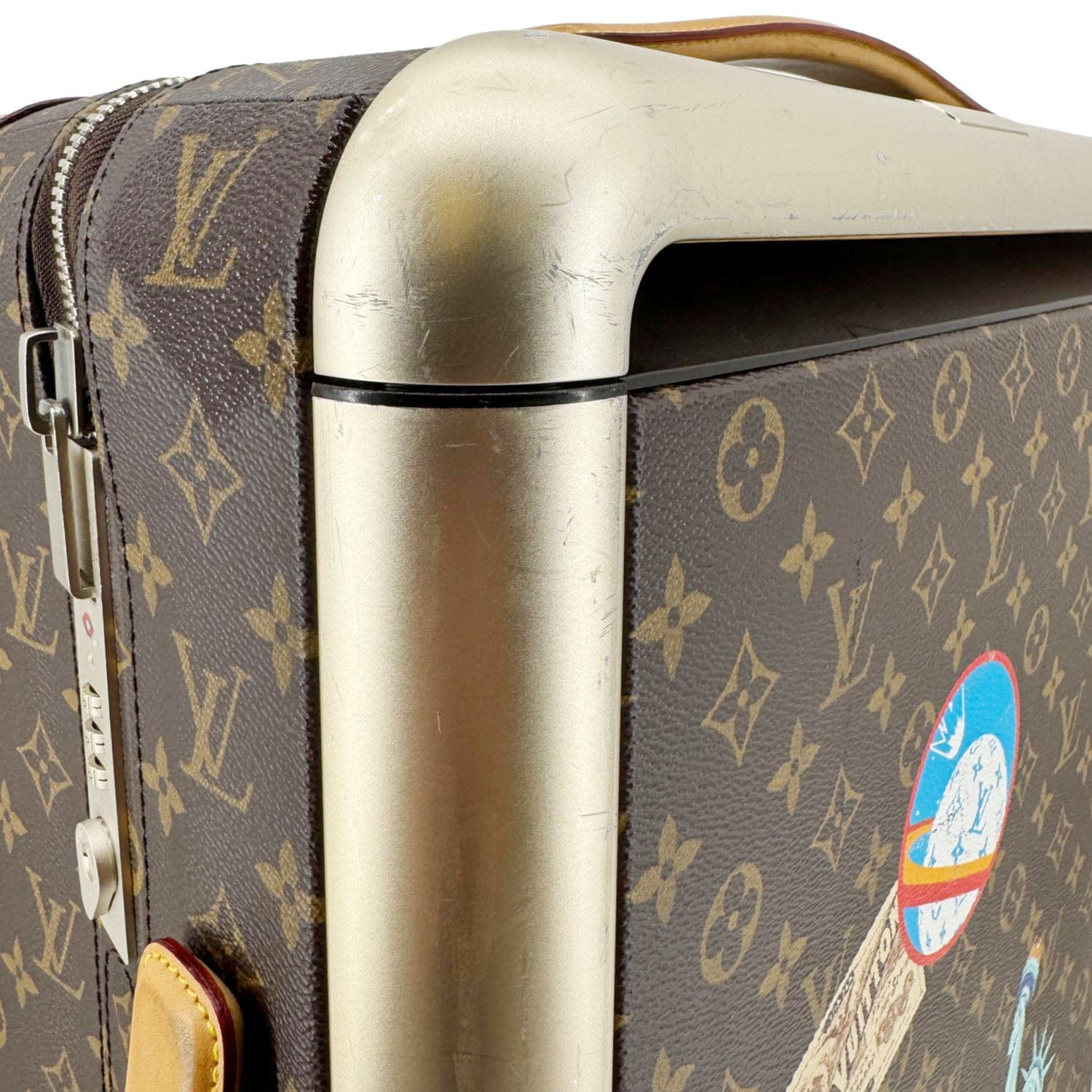 LOUIS VUITTON Horizon 55 My World Tour Monogram Canvas Travel Bag Brow