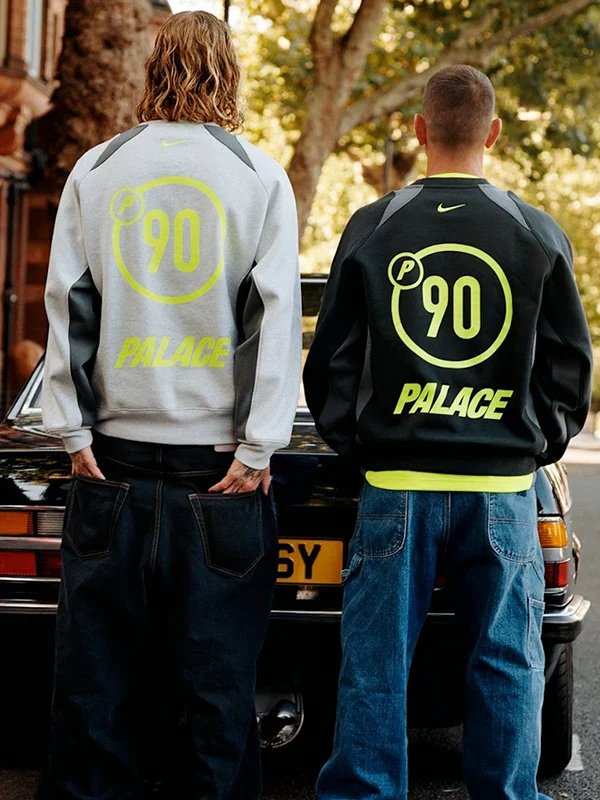 Latest & Trendy 2025 Palace x Nike Total P90 Crewneck Sweatshirt