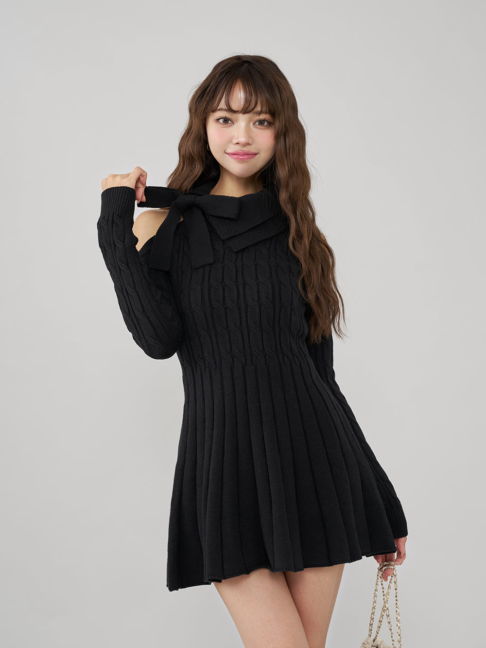 ホルターフレアニットミニワンピース – Darich (ダーリッチ)