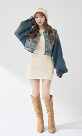 ケーブルニットソーセットミニワンピース – Darich (ダーリッチ)