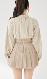 ドッキングコルセットプリーツミニワンピース – Darich (ダーリッチ)