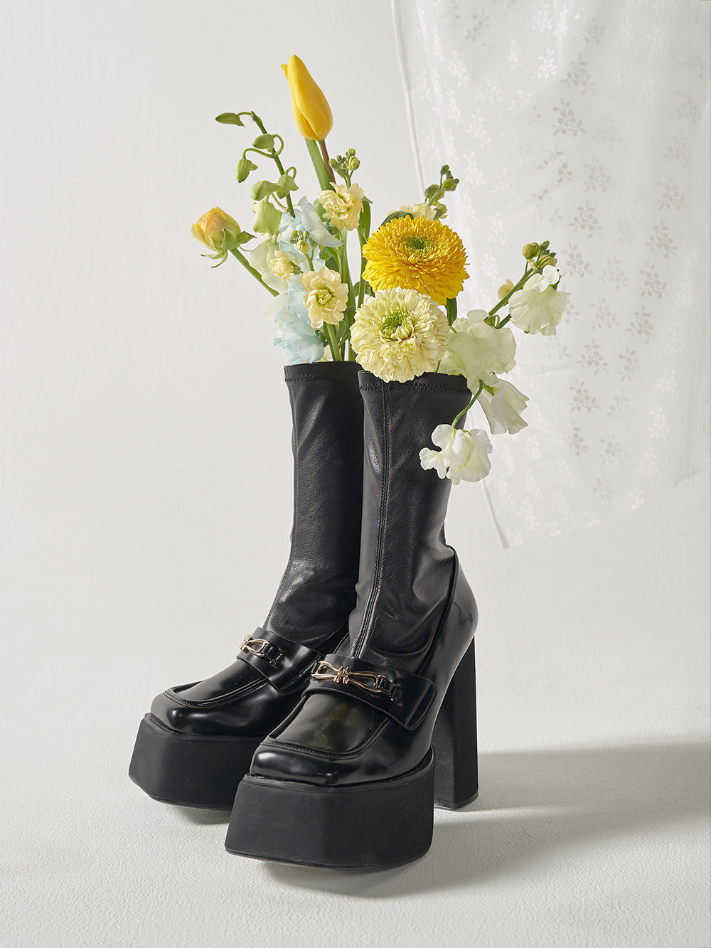 スクエアトゥショートブーツ – Darich (ダーリッチ)