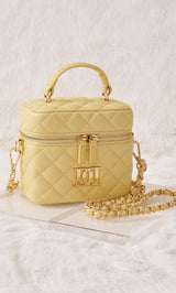 ゴールドパーツ】キルティングスクエアミニバッグ – Darich (ダーリッチ)