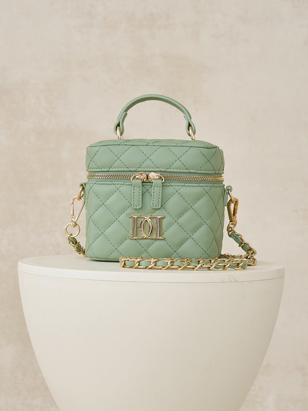 シルバーパーツ】キルティングスクエアミニバッグ – Darich (ダーリッチ)