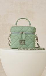 シルバーパーツ】キルティングスクエアミニバッグ – Darich (ダーリッチ)