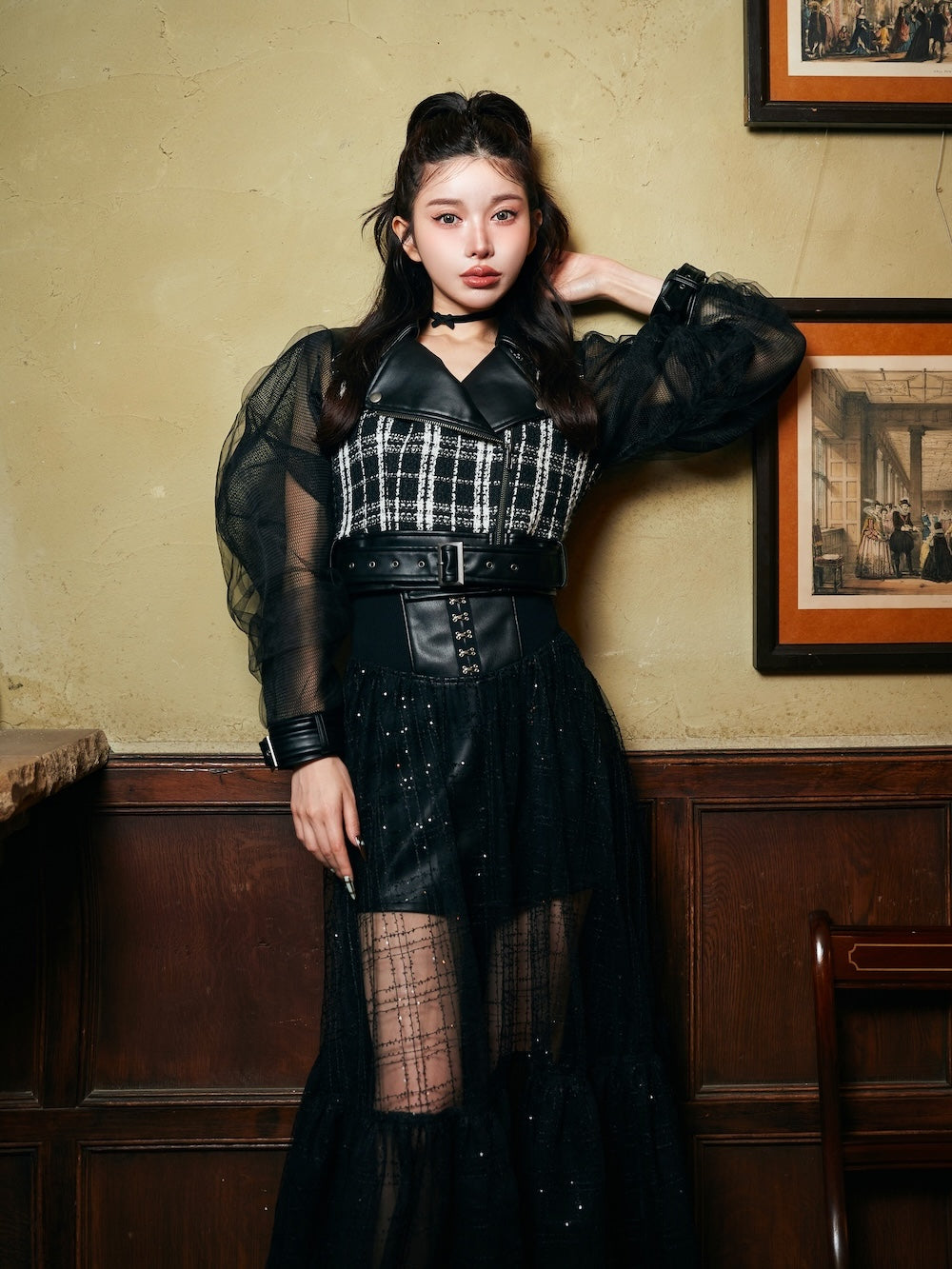 メッシュデザインライダースジャケット – Darich (ダーリッチ)