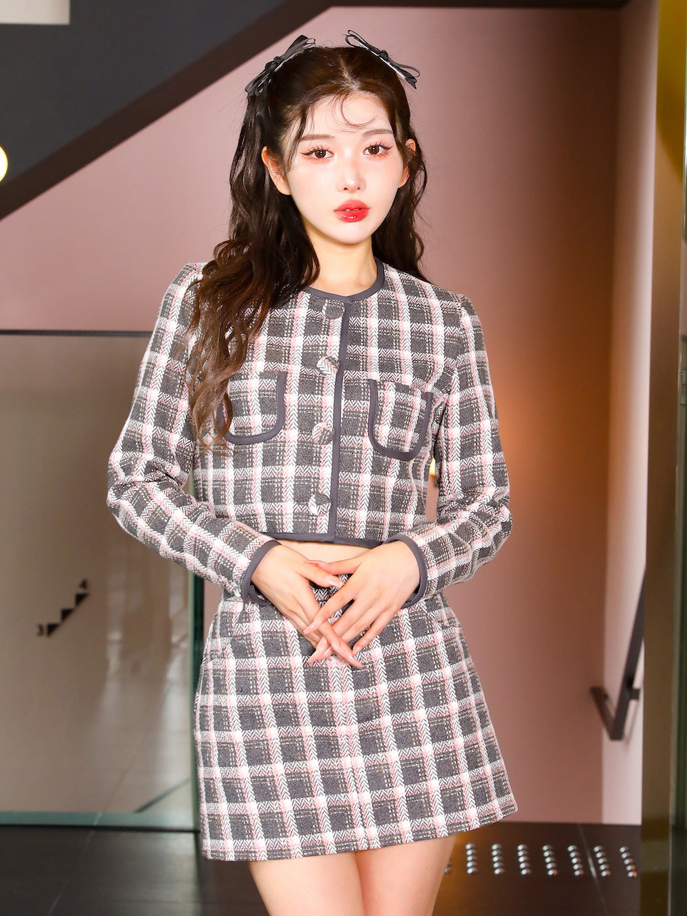 チェックツイードショートジャケット – Darich (ダーリッチ)