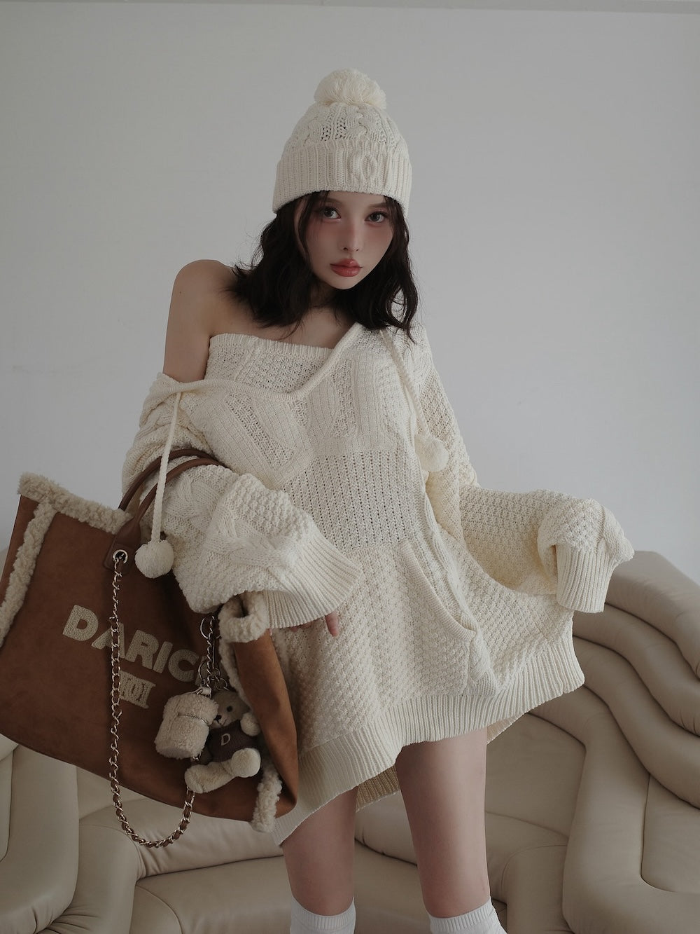 フェイクムートンニーハイブーツ – Darich (ダーリッチ)