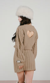 ハートオープンニットミニワンピース – Darich (ダーリッチ)