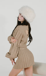 ハートオープンニットミニワンピース – Darich (ダーリッチ)