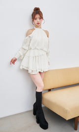 ボリュームシフォンミニワンピース – Darich (ダーリッチ)