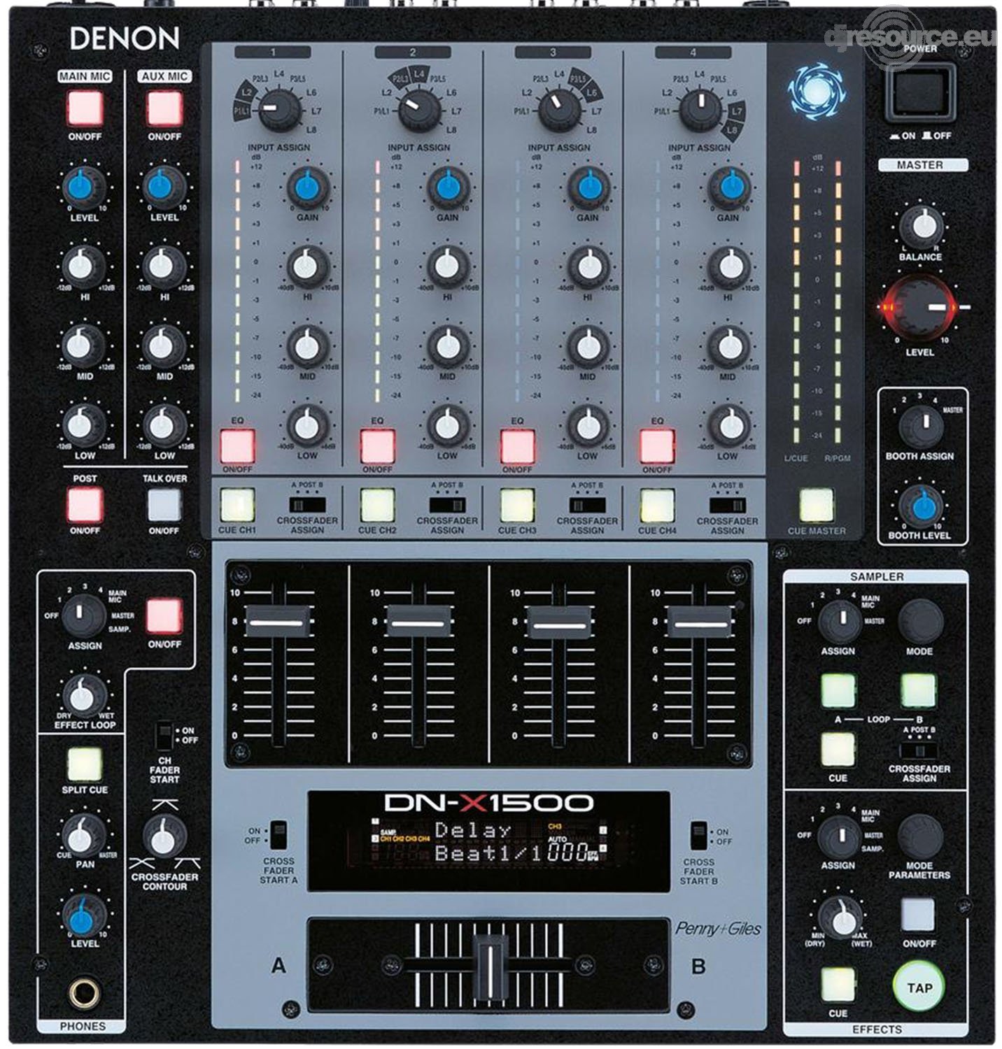 Denon › DN-X1500 › Mixer - Gearbase | DJResource