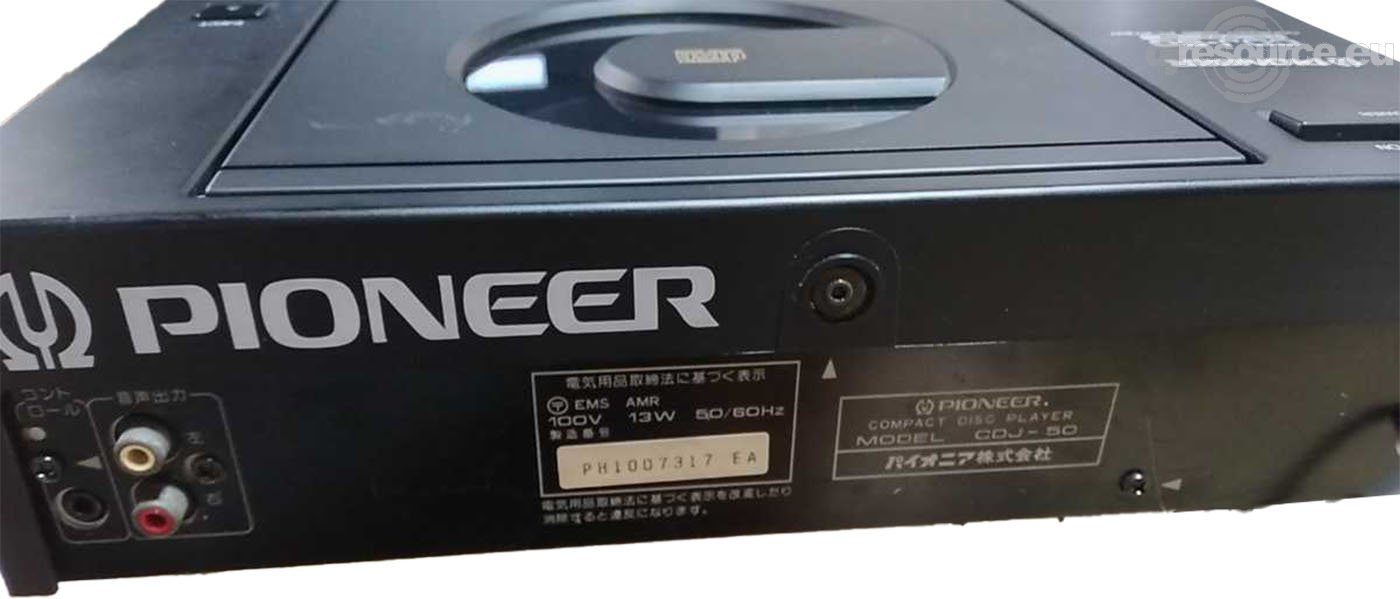 Pioneer DJ › CDJ-50 › Player Tabletop - Gearbase | DJResource