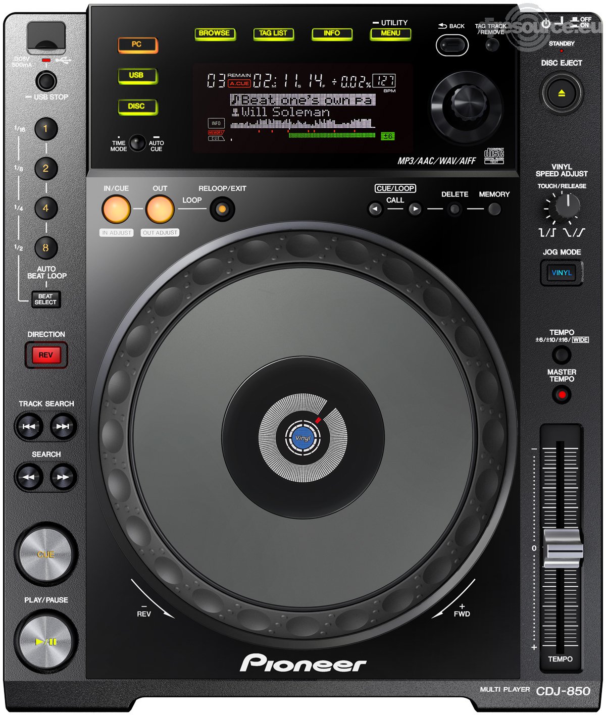 Pioneer DJ › CDJ-850-K › Player Tabletop - Gearbase | DJResource