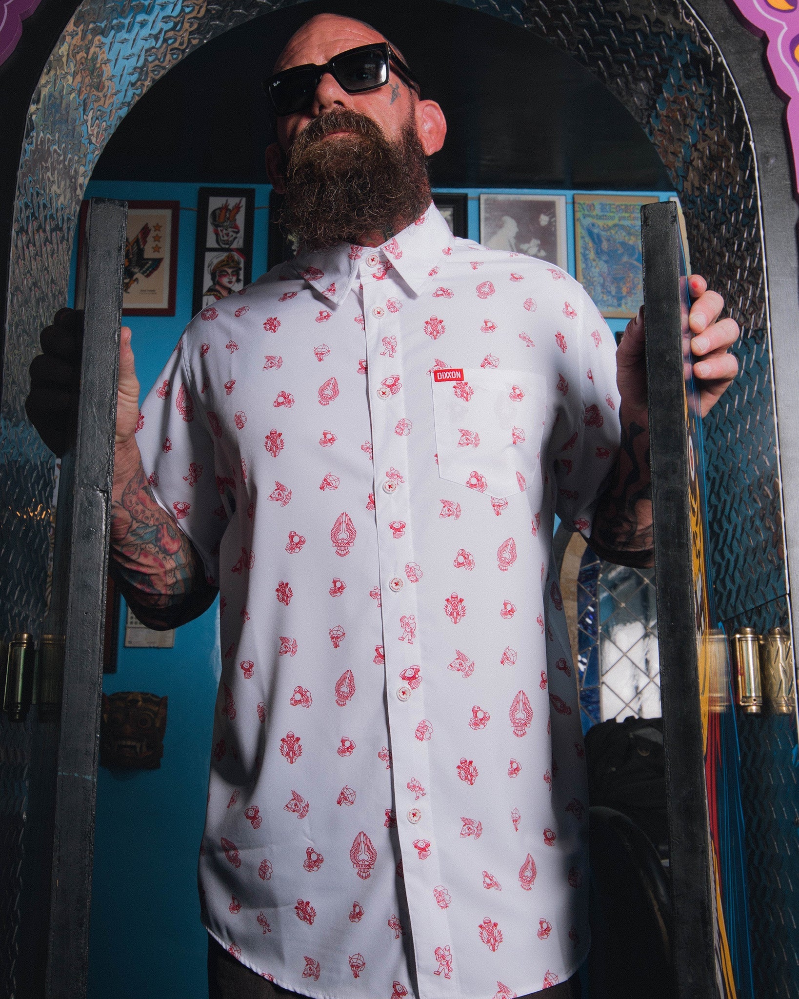 Reaper Madness Short Sleeve - Red | Dixxon Flannel