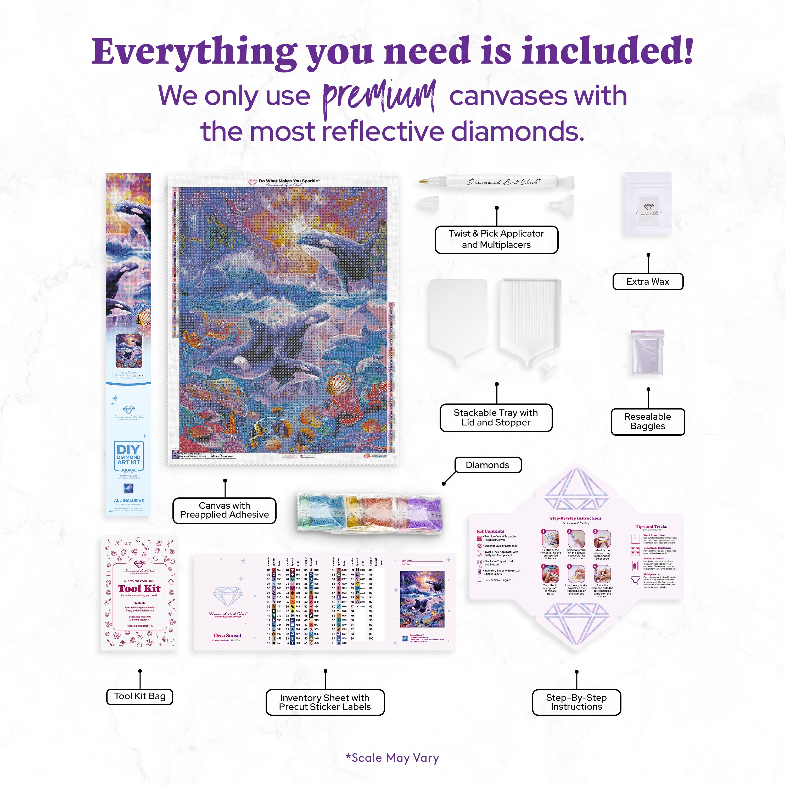 Orca Sunset – Diamond Art Club