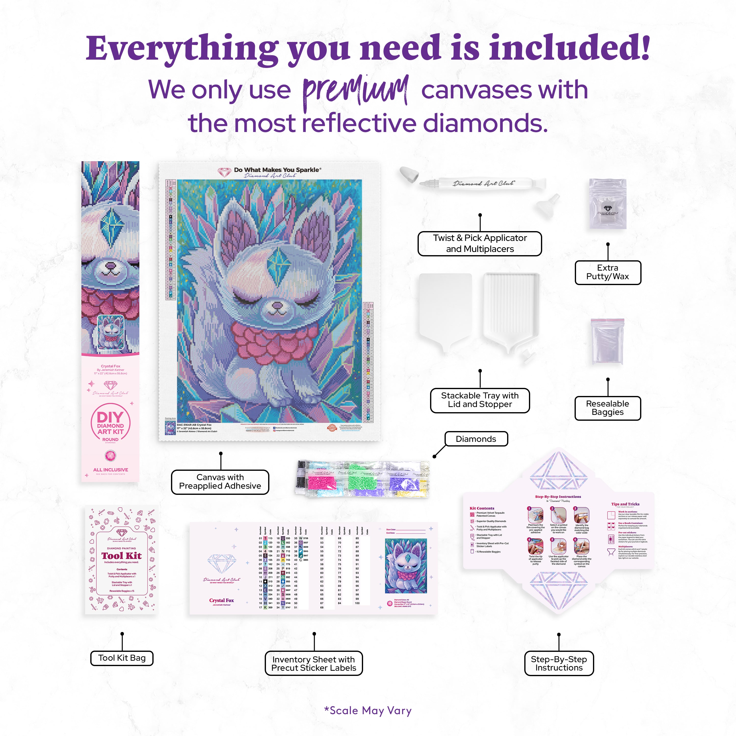 Crystal Fox – Diamond Art Club