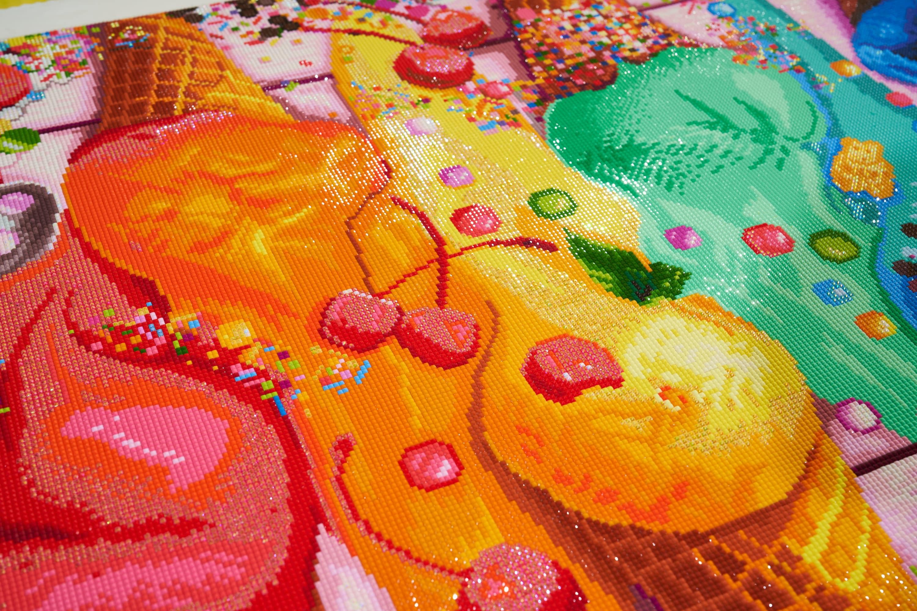 ダイヤモンドアートクラブ アイスクリームレインボー 【公式通販】