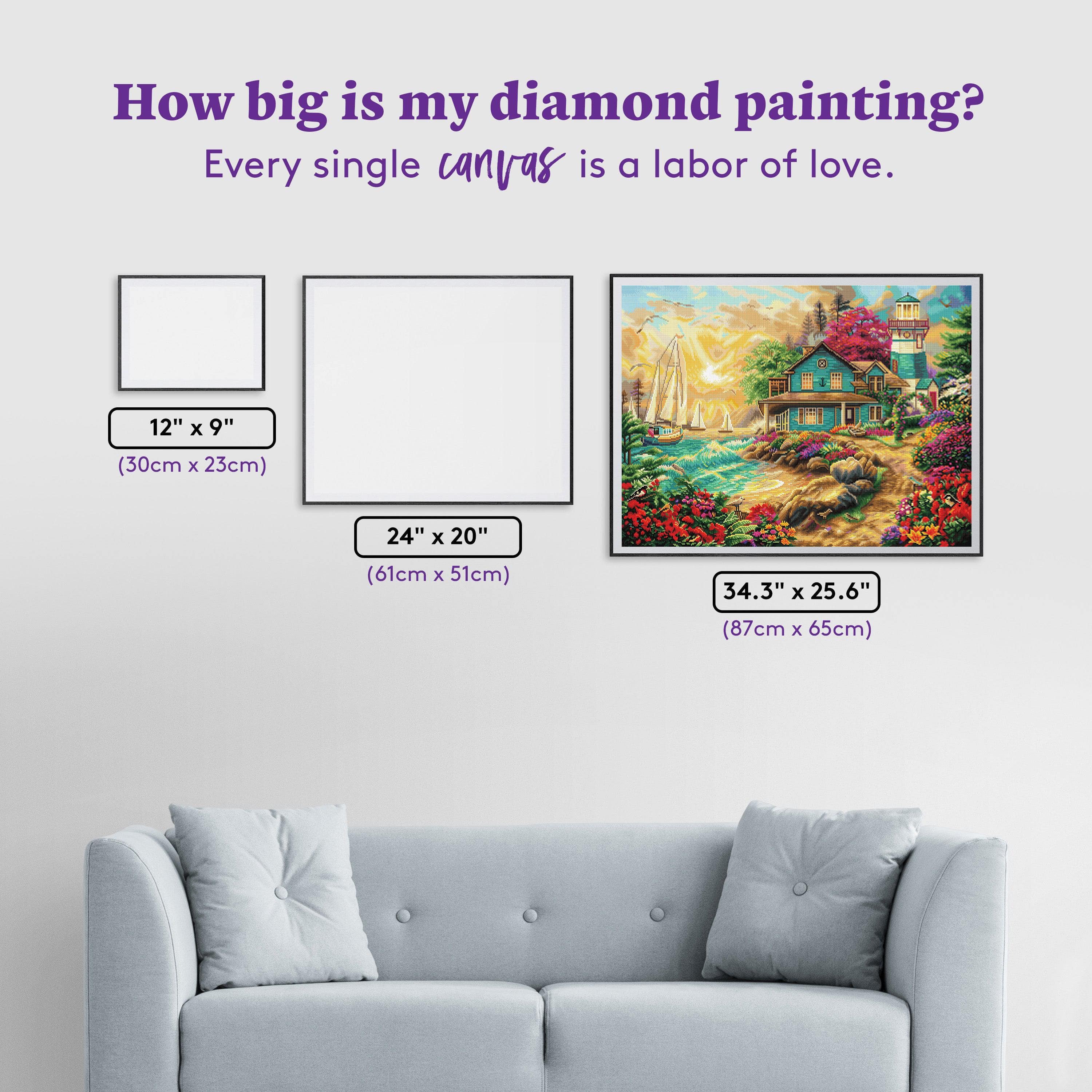 Sunrise by the Sea – Diamond Art Club