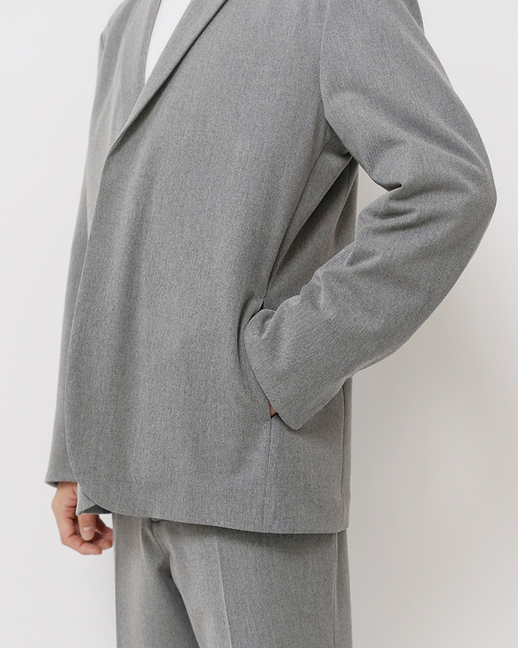 2WAY SET UP JACKET / GRAY | YAECA (MEN)(ヤエカ) | OUTER WEAR