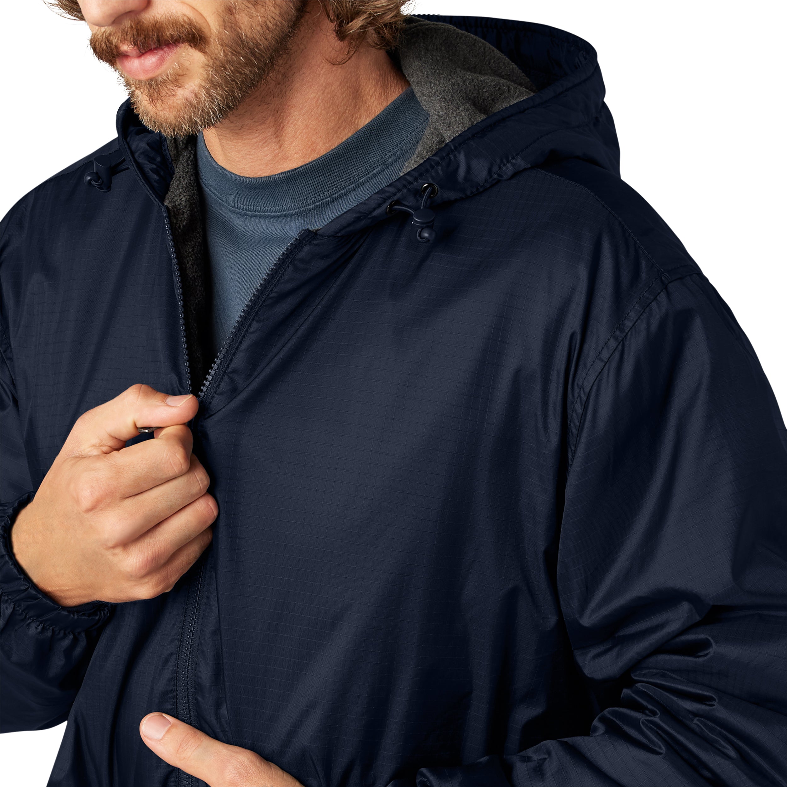Fleece Lined Nylon Hooded Jacket | Dickies US
