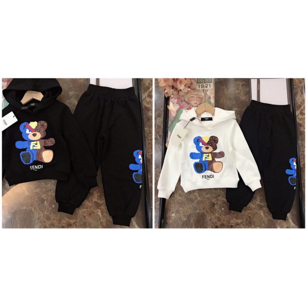 フェンディブランド子供 tシャツ 半ズボン 上下セット 子供服 夏