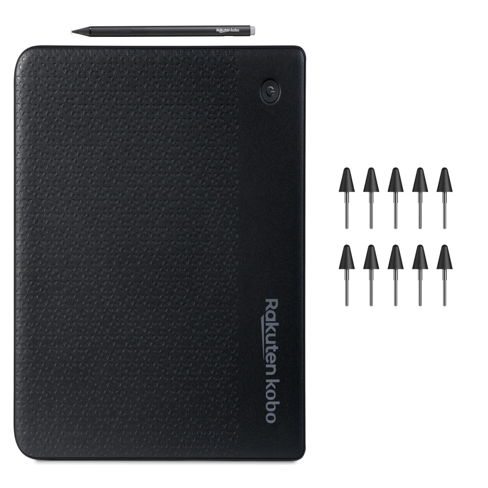 Kobo Libra Colour Black and Kobo Stylus 2 with Replacement Tips