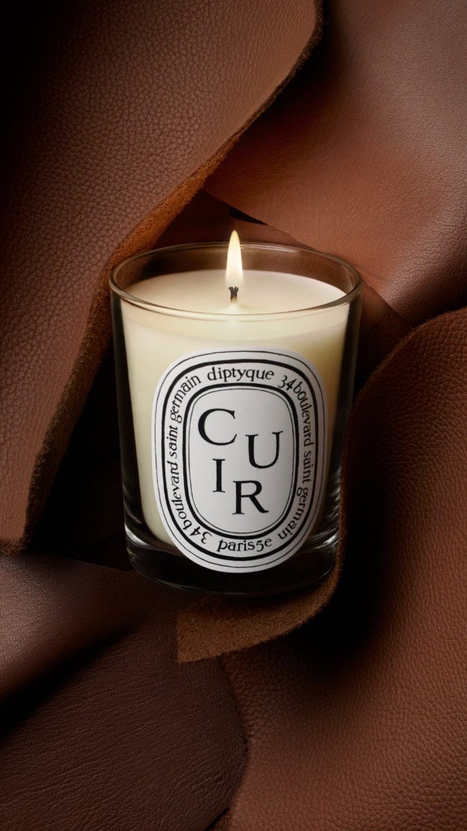 Cuir（キュイール） - クラシックキャンドル | Diptyque Paris