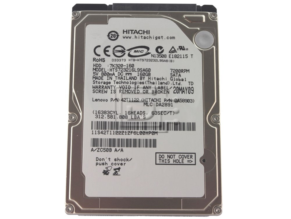 Hitachi Travelstar 7K500 0A73291 SATA Enterprise Hard Drives