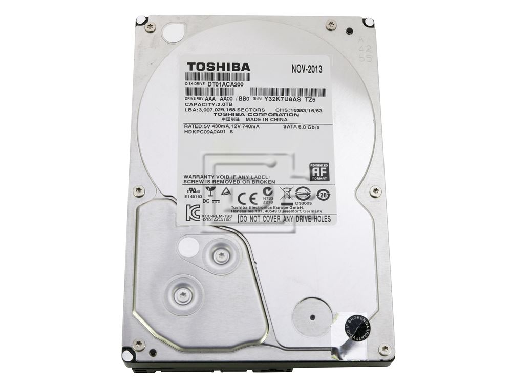 Toshiba DT01ACA200 2TB SATA Hard Drive