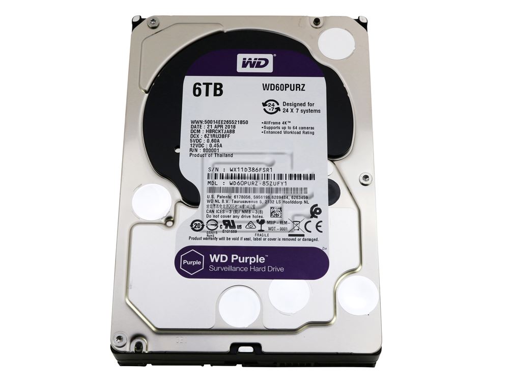 Western Digital Purple WD60PURZ 6TB 3.5