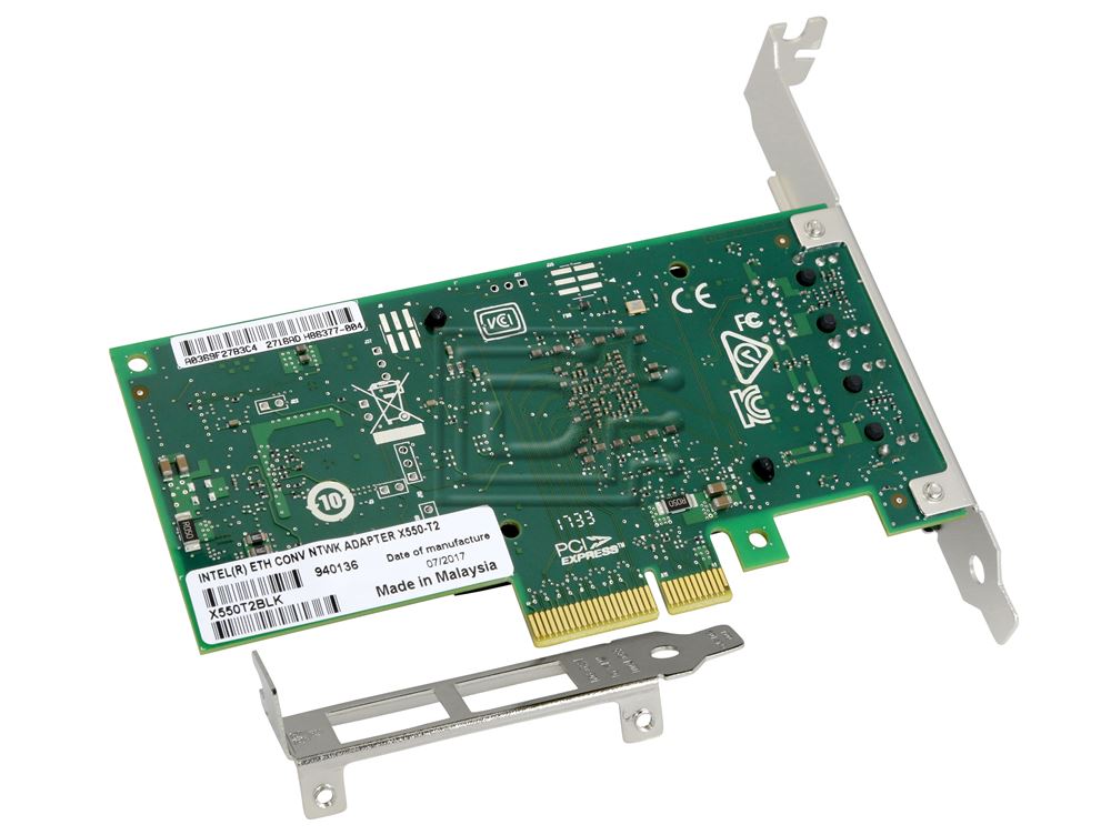 Intel X550-T2 Dual Port 10GBASE-T Ethernet Server Converged