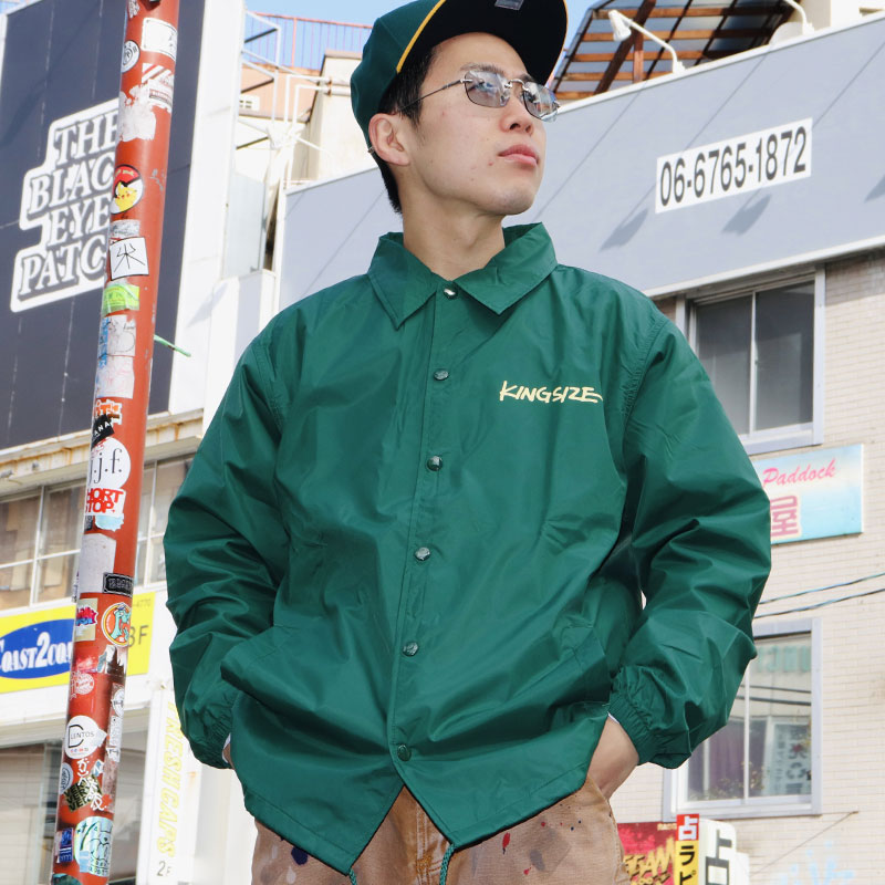 KINGSIZE（キングサイズ）“STEPPING RAZOR COACH JACKET” - DISSIDENT