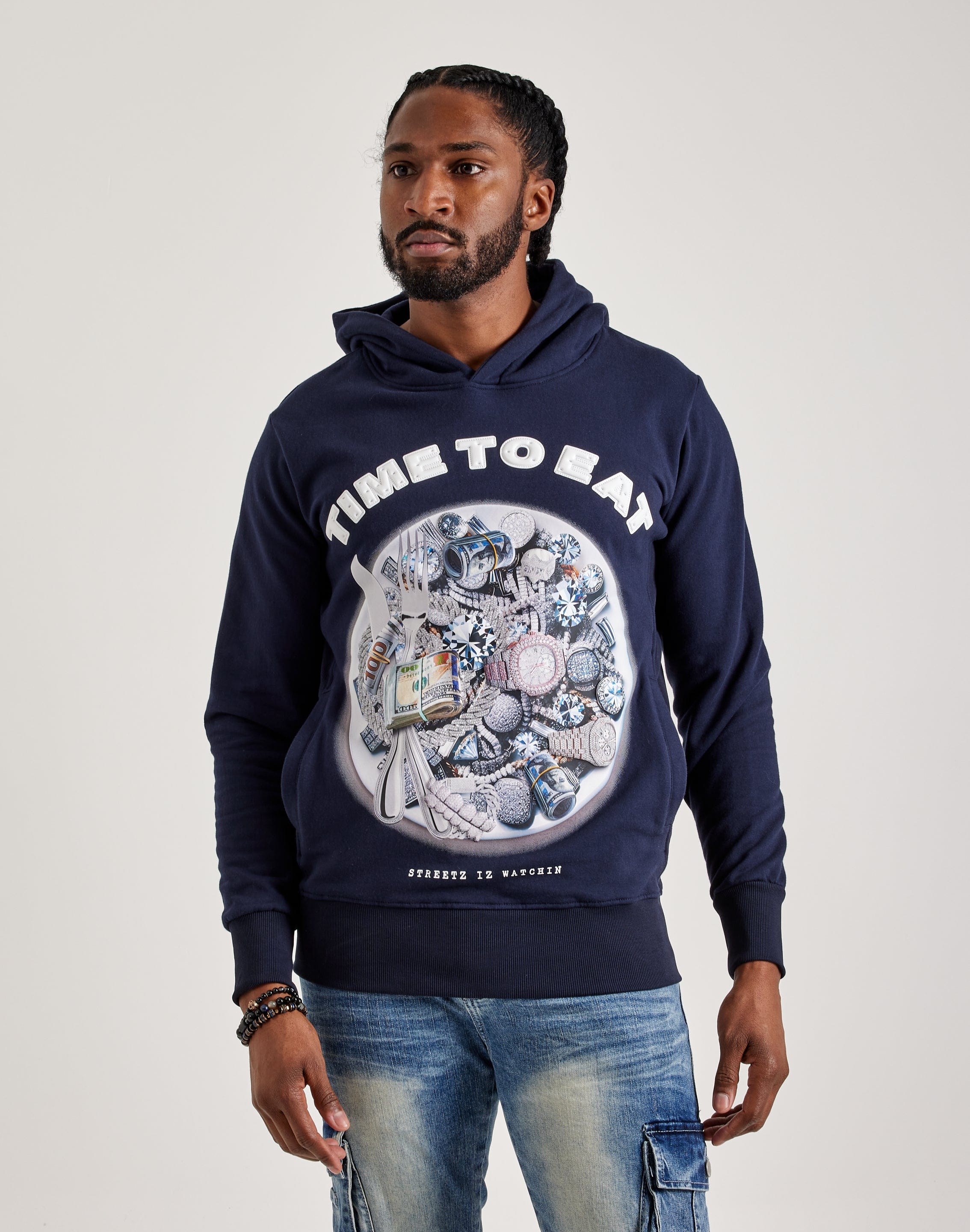 Streetz Iz Watchin Time To Eat Hoodie – DTLR
